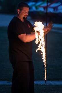 Balatonfüred Kemping Napok Tűzzsonglőr Bemutató 2019