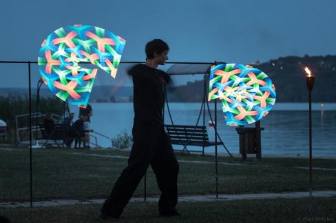 Balatonfüred Kemping Napok Tűzzsonglőr Bemutató 2019