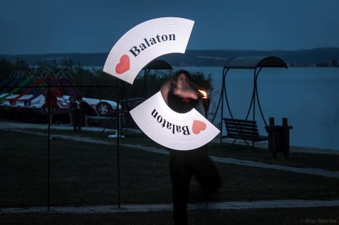 Balatonfüred Kemping Napok Tűzzsonglőr Bemutató 2019