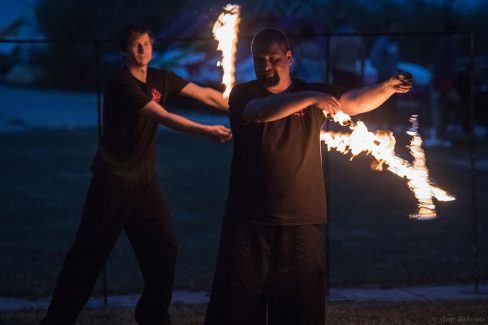 Balatonfüred Kemping Napok Tűzzsonglőr Bemutató 2019