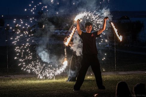 Balatonfüred Kemping Napok Tűzzsonglőr Bemutató 2019