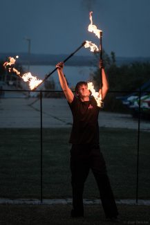 Balatonfüred Kemping Napok Tűzzsonglőr Bemutató 2019