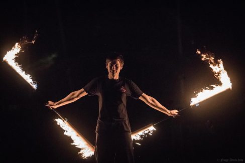 Balatonfüred Kemping Napok Tűzzsonglőr Bemutató 2019