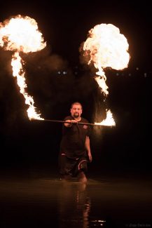 Balatonfüred Kemping Napok Tűzzsonglőr Bemutató 2019