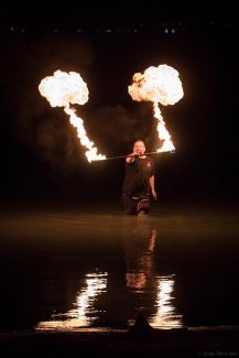 Balatonfüred Kemping Napok Tűzzsonglőr Bemutató 2019