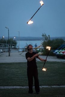 Balatonfüred Kemping Napok Tűzzsonglőr Bemutató 2019