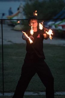 Balatonfüred Kemping Napok Tűzzsonglőr Bemutató 2019