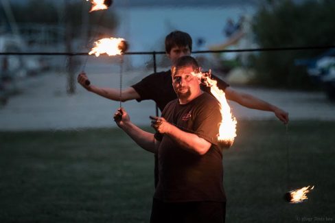 Balatonfüred Kemping Napok Tűzzsonglőr Bemutató 2019