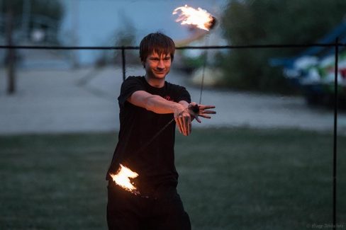 Balatonfüred Kemping Napok Tűzzsonglőr Bemutató 2019