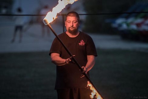 Balatonfüred Kemping Napok Tűzzsonglőr Bemutató 2019