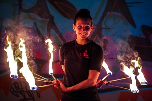 Budapest Vásárcsarnok Tűzzsonglőr Fotózás 2019