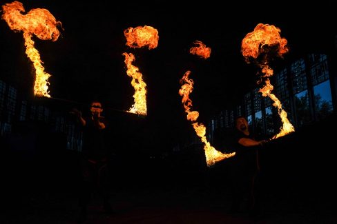 Budapest Vásárcsarnok Tűzzsonglőr Fotózás 2019