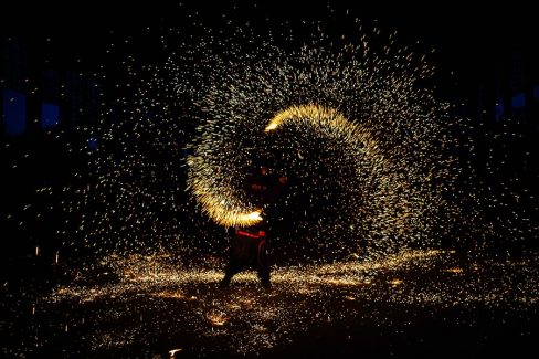 Budapest Vásárcsarnok Tűzzsonglőr Fotózás 2019