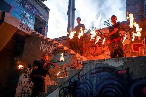 Budapest Vásárcsarnok Tűzzsonglőr Fotózás 2019