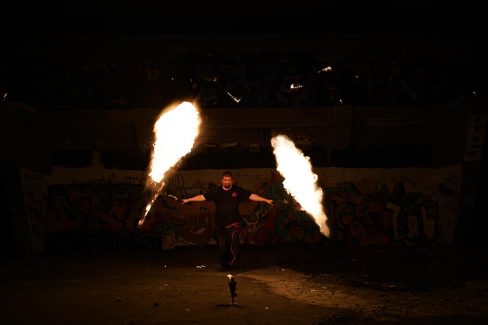 Budapest Vásárcsarnok Tűzzsonglőr Fotózás 2019