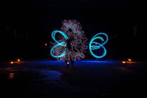 Budapest Vásárcsarnok Tűzzsonglőr Fotózás 2019