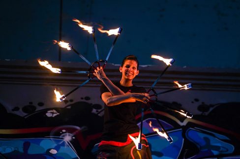 Budapest Vásárcsarnok Tűzzsonglőr Fotózás 2019