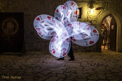 Diósgyőri vár-Szerelmesek Éjszakája Tűzzsonglőr Műsor 2019