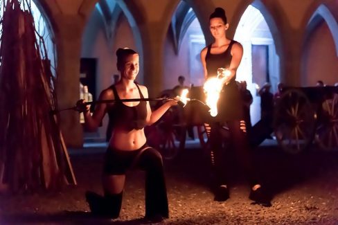 Múzeumok Éjszakája, Eger, Tűzzsonglőr Műsor 2019