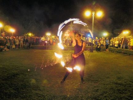Egri Bikavér Ünnep 2017 - Tűzzsonglőr bemutató