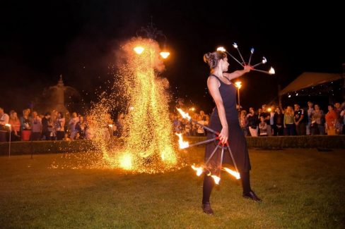 Egri Bikavér Ünnep 2017 - Tűzzsonglőr bemutató