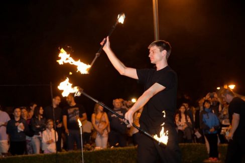 Egri Bikavér Ünnep 2017 - Tűzzsonglőr bemutató