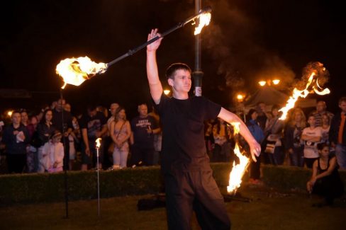 Egri Bikavér Ünnep 2017 - Tűzzsonglőr bemutató