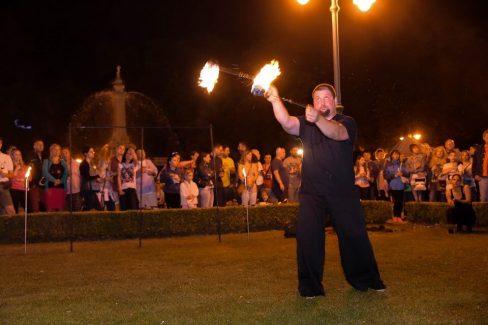 Egri Bikavér Ünnep 2017 - Tűzzsonglőr bemutató