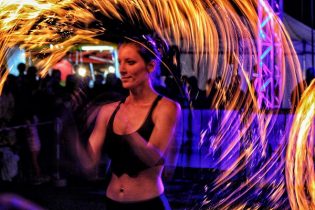 Hajdúszoboszlói Bioétel- és Borfesztivál Tűzzsonglőr Műsor 2019