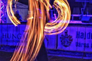 Hajdúszoboszlói Bioétel- és Borfesztivál Tűzzsonglőr Műsor 2019