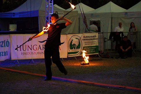 Hajdúszoboszlói Grillétel- és Sörfesztivál Tűzzsonglőr Műsor 2019