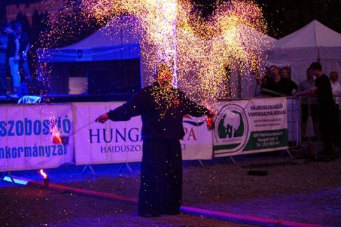 Hajdúszoboszlói Grillétel- és Sörfesztivál Tűzzsonglőr Műsor 2019