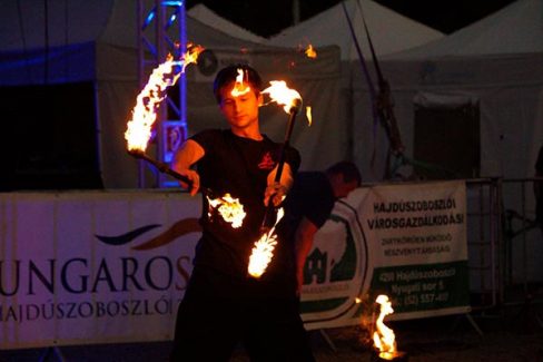 Hajdúszoboszlói Grillétel- és Sörfesztivál Tűzzsonglőr Műsor 2019