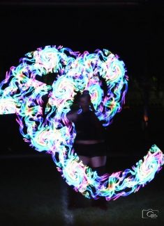 Sajóbábony, augusztus 20-i ünnepség tűzzsonglőr bemutató, 2019