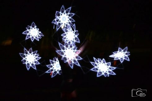 Sajóbábony, augusztus 20-i ünnepség tűzzsonglőr bemutató, 2019