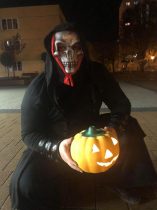 Iskolai Halloween Tűzzsonglőr Műsor, Tiszaújváros, 2019