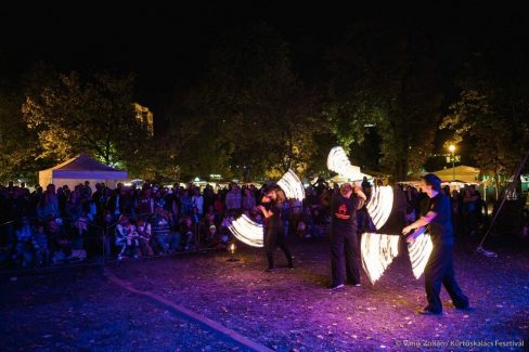 Budapest Kürtöskalács Fesztivál 2017 - Tűzzsonglőr bemutató