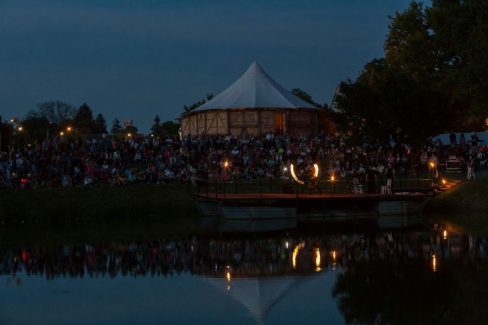 Nyírbátor, Szárnyassárkány Fesztivál, Tűzzsonglőr Műsor, 2016