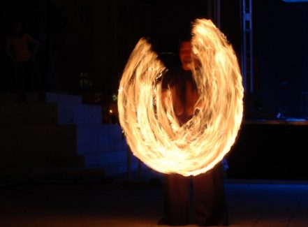 Debrecen, Mangalica Fesztivál, Tűzzsonglőr Műsor, 2016