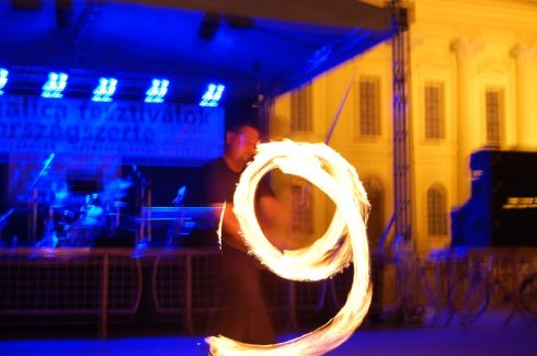 Debrecen, Mangalica Fesztivál, Tűzzsonglőr Műsor 2015