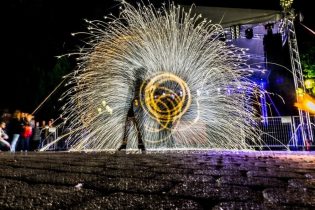 Drogprevenciós Nap, Eger, Tűzzsonglőr Bemutató, 2017