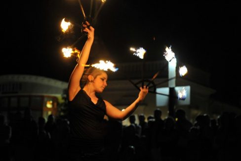 Szolnok, Tisza Hal Napja, Tűzzsonglőr Bemutató 2016