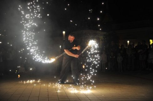 Szolnok, Tisza Hal Napja, Tűzzsonglőr Bemutató 2016