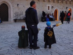 Diósgyőri Vár, Szerelmesek éjszakája, tűzzsonglőr bemutató, 2016