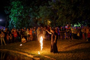 Eger, Bikavér Ünnep, Tűzzsonglőr Műsor 2015