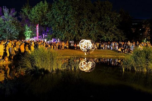 Eger, Bikavér Ünnep, Tűzzsonglőr Műsor 2015
