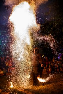 Eger, Bikavér Ünnep, Tűzzsonglőr Műsor 2015