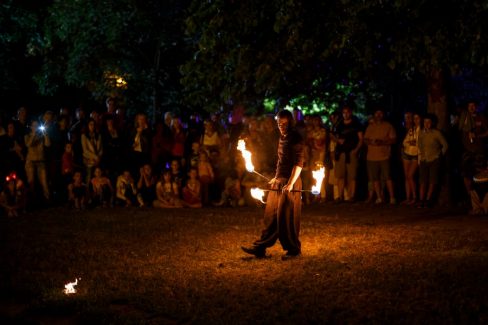 Eger, Bikavér Ünnep, Tűzzsonglőr Műsor 2015