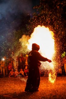 Eger, Bikavér Ünnep, Tűzzsonglőr Műsor 2015