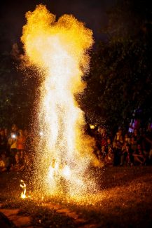 Eger, Bikavér Ünnep, Tűzzsonglőr Műsor 2015